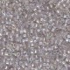 Miyuki Delica Perlen 11/0 - Sparkling pewter lined light tea rose ab DB-1771